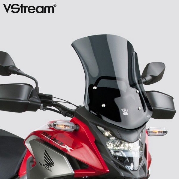Toon details van Vervangingsruit National Cycle VStream sport dark grey Honda CB500X '19- Afbeeldingen van Vervangingsruit National Cycle VStream sport dark grey Honda CB500X '19-