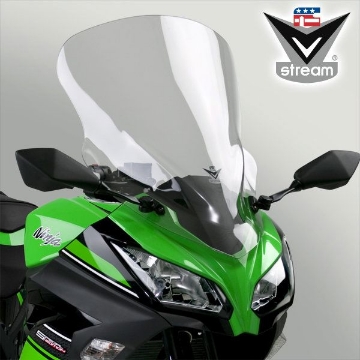 Toon details van Vervangingsruit National Cycle VStream touring transparant Kawasaki Ninja 300Z '13-'17 Afbeeldingen van Vervangingsruit National Cycle VStream touring transparant Kawasaki Ninja 300Z '13-'17