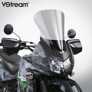Toon details van Vervangingsruit National Cycle VStream sport touring licht getint Kawasaki KLR650 '08- Afbeeldingen van Vervangingsruit National Cycle VStream sport touring licht getint Kawasaki KLR650 '08-