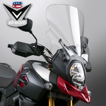 Toon details van Vervangingsruit National Cycle VStream touring transparant Suzuki DL1000 '14-19 Afbeeldingen van Vervangingsruit National Cycle VStream touring transparant Suzuki DL1000 '14-19