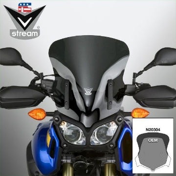 Toon details van Vervangingsruit National Cycle sport donker getint Yamaha XT1200Z Super Tenere '10-13 Afbeeldingen van Vervangingsruit National Cycle sport donker getint Yamaha XT1200Z Super Tenere '10-13