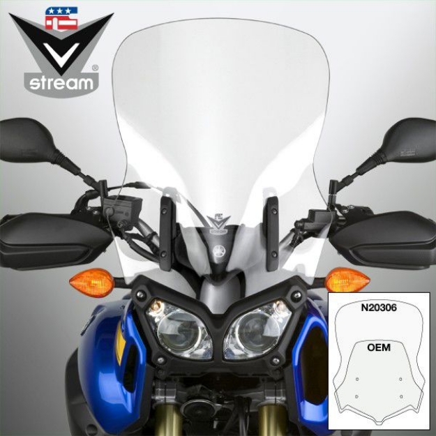 Afbeeldingen van Vervangingsruit National Cycle touring transparant Yamaha XT1200Z Super Tenere '10-13