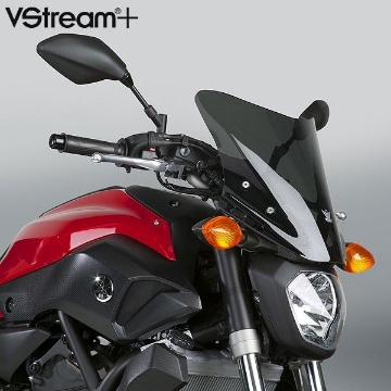 Toon details van Vervangingsruit National Cycle VStream sport donker getint Yamaha MT-07 '14-17 Afbeeldingen van Vervangingsruit National Cycle VStream sport donker getint Yamaha MT-07 '14-17