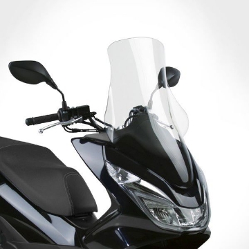 Toon details van Vervangingsruit National Cycle touring transparant Honda PCX150 '15-17 Afbeeldingen van Vervangingsruit National Cycle touring transparant Honda PCX150 '15-17