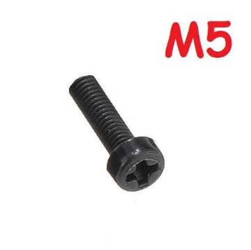 Toon details van Nylon boutje M5 (per stuk) Afbeeldingen van Nylon boutje M5 (per stuk)