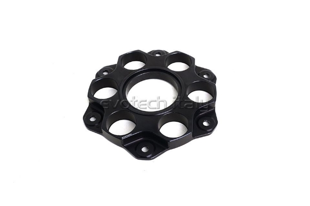 Afbeeldingen van Tandwieldrager aluminium Evotech Triumph Speed Triple 1200 RS '21- -zwart