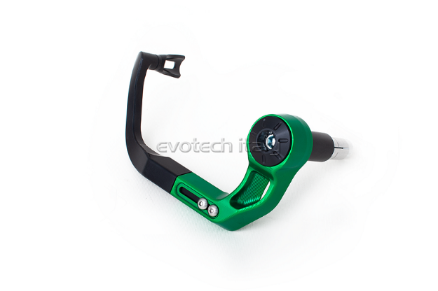 Afbeeldingen van Hendel protector koppeling aluminium Evotech universeel -groen 16mm