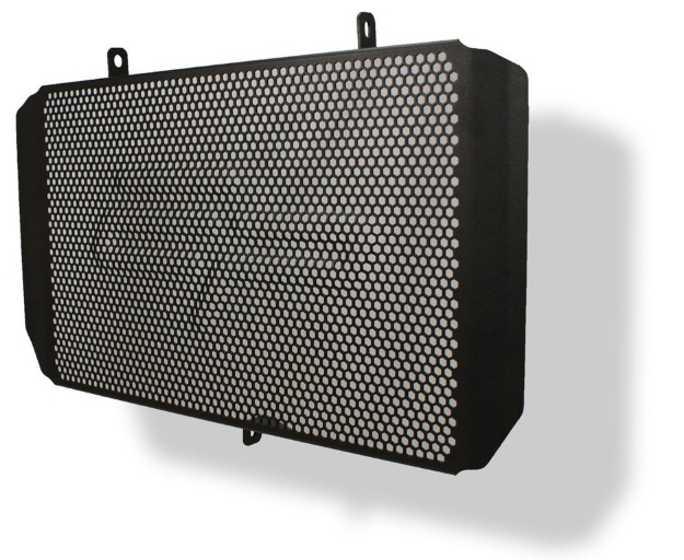 Afbeeldingen van Radiatorcover zwart Evotech Performance Kawasaki Z800 '13-18