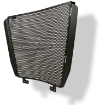 Afbeeldingen van Radiatorcover zwart Evotech Performance Aprilia Tuono V4 1100 RR '15-16