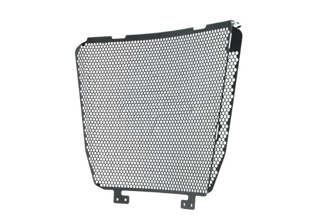 Afbeeldingen van Radiatorcover zwart Evotech Performance Aprilia RSV4 1100 Factory '19-20