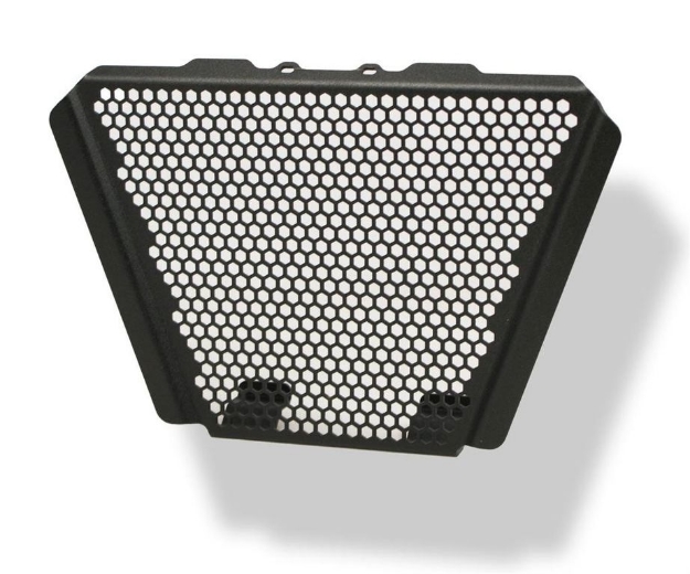 Afbeeldingen van Oliekoelercover zwart Evotech Performance Aprilia RSV4 RR '15-20