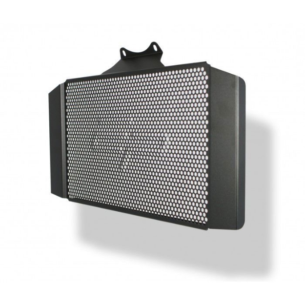 Afbeeldingen van Radiatorcover zwart Evotech Performance Suzuki GSR750 '11-17