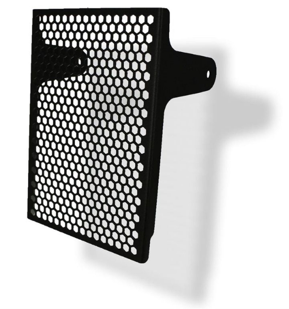 Afbeeldingen van Oliekoelercover zwart Evotech Performance Ducati Monster 1100 EVO '11-15