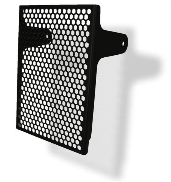 Afbeeldingen van Oliekoelercover zwart Evotech Performance Ducati Monster 1100 '09-15