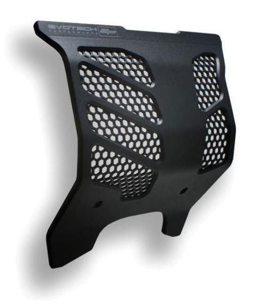 Afbeeldingen van Uitlaatcover zwart aluminium Evotech Performance Ducati Multistrada 1200 S Granturismo '13-14