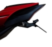 Afbeeldingen van Kentekenplaathouder Evotech Performance Yamaha R1M '15-19