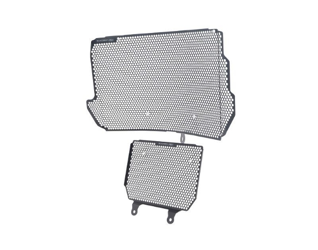 Afbeeldingen van Radiatorcover set zwart Evotech Performance Yamaha R1M '20-