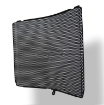 Afbeeldingen van Radiatorcover zwart Evotech Performance Kawasaki Ninja H2R '15-