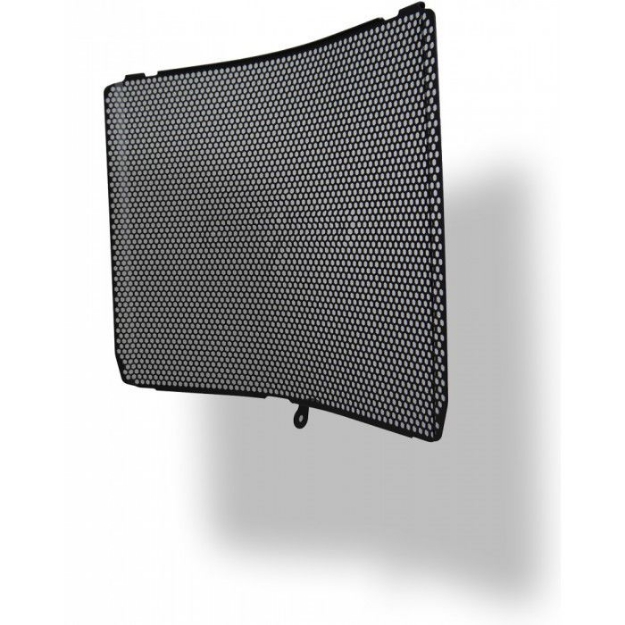 Afbeeldingen van Radiatorcover zwart Evotech Performance Kawasaki Ninja H2 Carbon '17-20