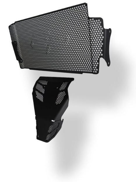 Afbeeldingen van Radiator and engine guard set Evotech Performance Ducati Multistrada 1200 S '12-14