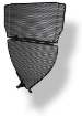 Afbeeldingen van Radiator / uitlaatbochten cover set zwart Evotech Performance Yamaha YZF-R3 '15-18