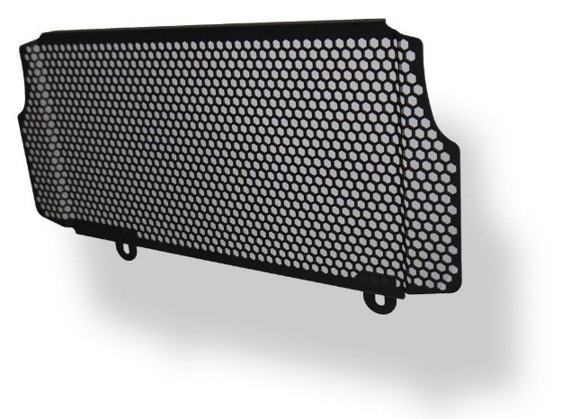 Afbeeldingen van Radiatorcover zwart Evotech Performance Kawasaki Ninja 300Z '16-18