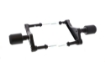 Afbeeldingen van Crash bobbins black/silver Evotech Performance Ducati Diavel 1260 '19-
