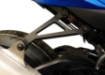 Afbeeldingen van Uitlaatsteun aluminium zwart met afwerkplaatje Evotech Performance Suzuki GSX-R1000 2017-