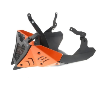 Toon details van Engine guard zwart/oranje Evotech Performance KTM 1290 Superduke '20- Afbeeldingen van Engine guard zwart/oranje Evotech Performance KTM 1290 Superduke '20-