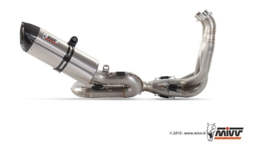 Toon details van MIVV titanium Power Evo compleet systeem met Suono titanium demper Honda CBR1000RR '08- Afbeeldingen van MIVV titanium Power Evo compleet systeem met Suono titanium demper Honda CBR1000RR '08-