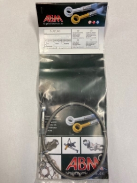 Toon details van Stahlflex remleiding achterrzijde Suzuki SV650 -'02 / Honda CBR900RR '00-01 Afbeeldingen van Stahlflex remleiding achterrzijde Suzuki SV650 -'02 / Honda CBR900RR '00-01