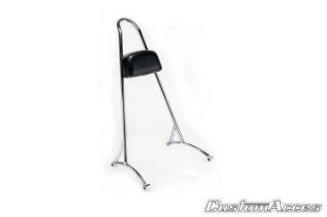 Toon details van Sissybar RVS Custom Acces model Wild voor diverse Harley Davidson modellen Afbeeldingen van Sissybar RVS Custom Acces model Wild voor diverse Harley Davidson modellen