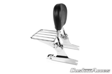 Toon details van Sissybar RVS Custom Acces model Luxus Sportster voor diverse Harley Davidson modellen Afbeeldingen van Sissybar RVS Custom Acces model Luxus Sportster voor diverse Harley Davidson modellen