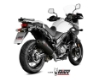 Afbeeldingen van MIVV Oval carbon demperset met carbon cap Suzuki DL650 '17-