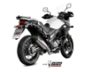 Afbeeldingen van MIVV Oval titanium demper met carbon cap Suzuki DL650 '17-
