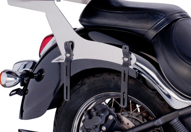 Afbeeldingen van Mounting support side cases Hyosung GV650 Aquila '05-'11 Custom Acces