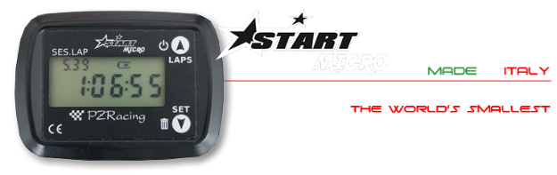 Afbeeldingen van Laptimer met GPS model START Micro 50Hz PZRacing