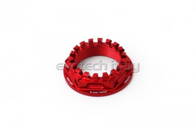 Afbeeldingen van Achterasmoer aluminium Evotech TB-007-Rood