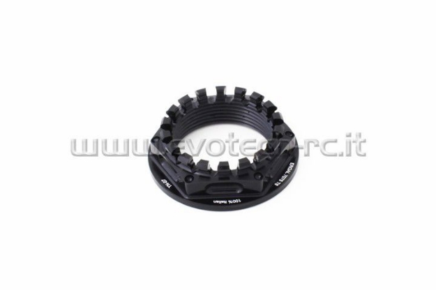 Afbeeldingen van Achterasmoer aluminium Evotech TB-007-Zwart