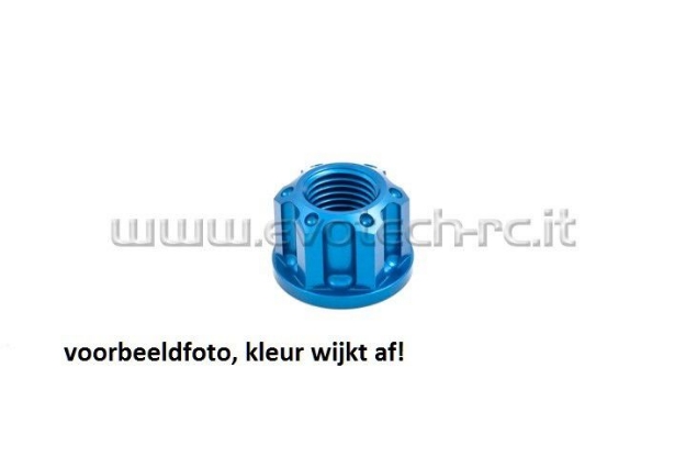 Afbeeldingen van Achterasmoer aluminium Evotech TB-016A-Titanium