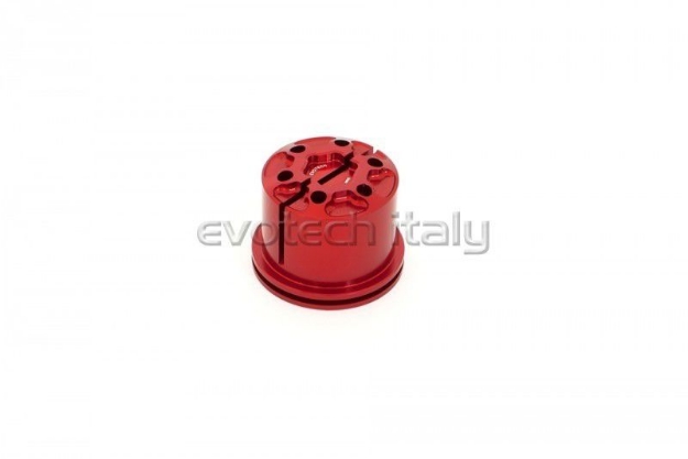 Afbeeldingen van Balhoofdmoer aluminium Evotech TB-022-Rood