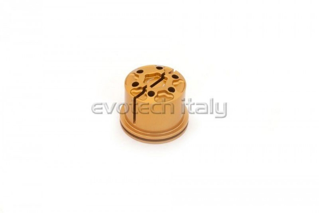 Afbeeldingen van Balhoofdmoer aluminium Evotech TB-022-Goud