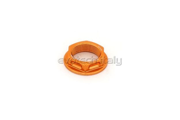 Afbeeldingen van Achterasmoer aluminium Evotech - oranje