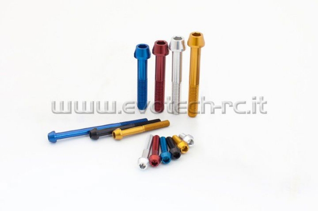 Afbeeldingen van Aluminium boutje model TCCE M5x35