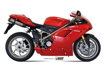 Toon details van MIVV Suono Steel Black RVS dempers Ducati 848-'98-'98 Afbeeldingen van MIVV Suono Steel Black RVS dempers Ducati 848-'98-'98
