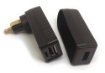 Afbeeldingen van Haakse DIN stekker - USB power lader Baas 12V - 5V - 3A