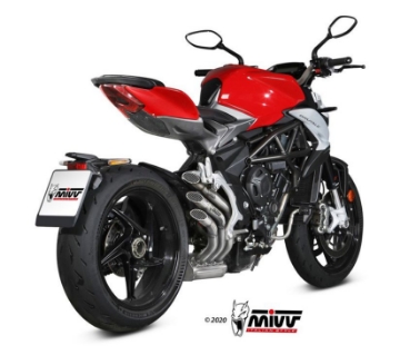 Toon details van MIVV Speed Edge RVS demper MV Agusta Brutale 800RR '17-20 Afbeeldingen van MIVV Speed Edge RVS demper MV Agusta Brutale 800RR '17-20