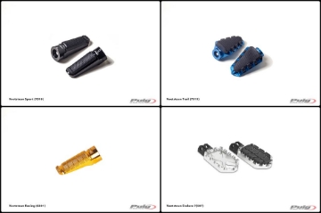 Toon details van Voetsteunen (set) Puig voorzijde diverse Ducati modellen Afbeeldingen van Voetsteunen (set) Puig voorzijde diverse Ducati modellen