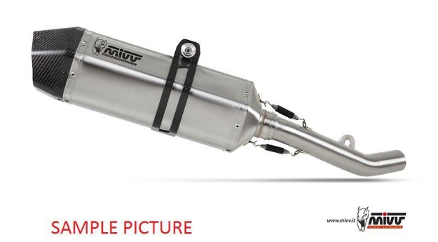 Afbeeldingen van MIVV RVS Power Steel 'Corsa' systeem met Speed Edge demper BMW S1000RR '10-