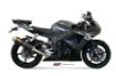 Afbeeldingen van MIVV Oval Classic titanium demper (small) Yamaha R6 '03-'05